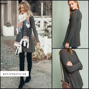 Anthropologie Thelma Ribbed Tunic Dress NWT XS Top